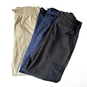 Lot of 4 Athletic Boys Casual Pants Comfy Winter Size 10/12